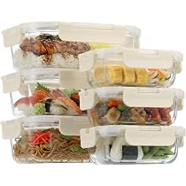 Amazon｜S SALIENT 耐熱ガラス 保存容器 密閉 食品保存容器 タッパー